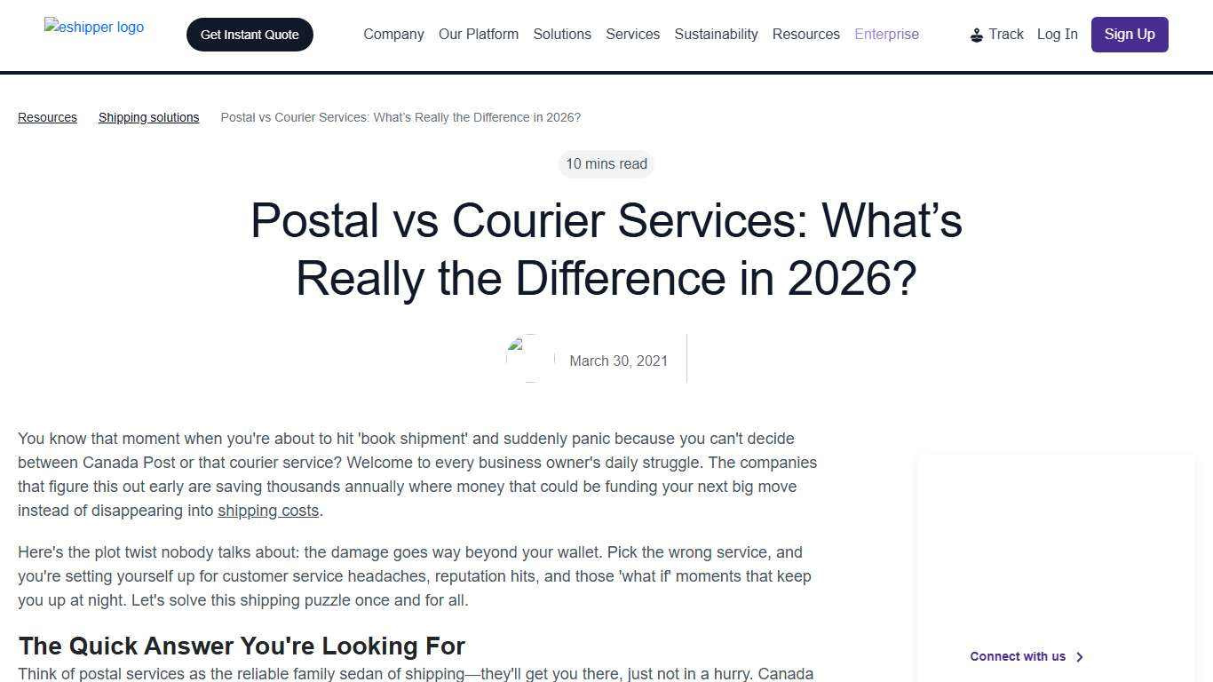 Difference Between Postal and Courier Services 2026 Guide